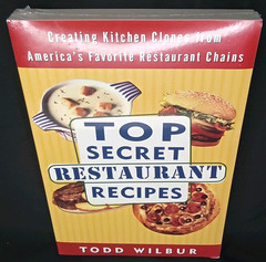 Vintage 1997 Cookbook Top Secret Restaurant Recipes Paperback 336 Pages Sealed