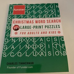 FUNSTER CHRISTMAS WORD SEARCH 101 LARGE-PRINT PUZZLES FOR By Charles Timmerman