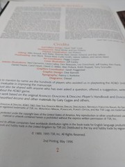 Player’s Handbook-2nd Printing 1996 TSR Advanced Dungeons & Dragons-D&D-2159