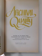 ARCHIVAL QUALITY BY Weir, Ivy Noelle VG/F Large Paperback 270+ pages