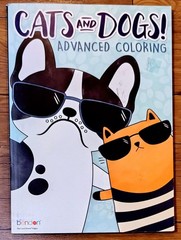 Bendon Cats And Dogs Advanced Coloring Book Tear & Share 40 Pages New