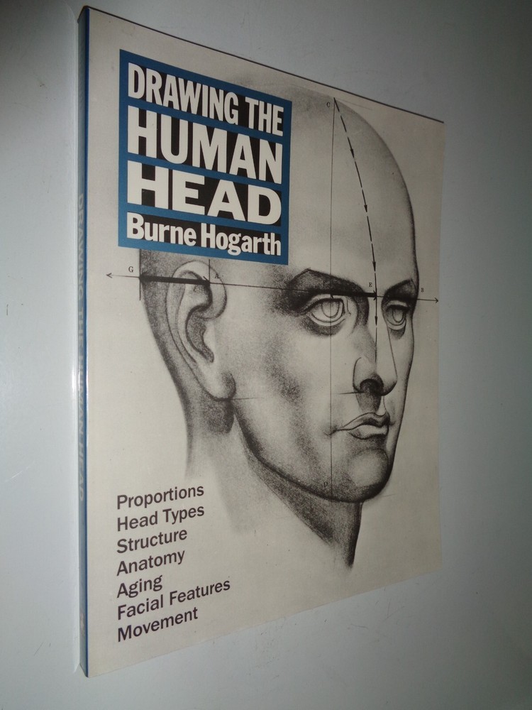 Drawing The Human Head By Burne Hogarth Paperback Excellent