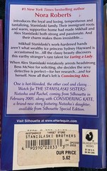 The Stanislaski’s Series by Nora Roberts (Books 2, 4, 5, & 6) Paperback Good