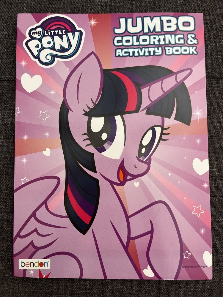 My Little Pony Jumbo Coloring & Activity Book Puzzles Games & Coloring Pages