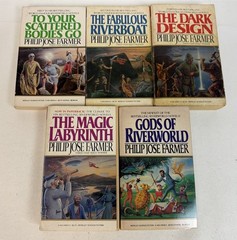 Philip Jose Farmer Lot 5 Riverworld Scattered Bodies Fabulous Riverboat Dark Des