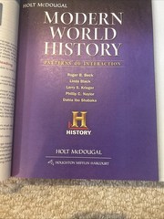 Modern World History: Patterns of Interaction: Teacher Edition Modern 2012 NEW!