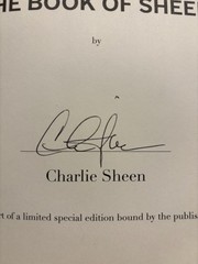 CHARLIE SHEEN THE BOOK OF SHEEN SIGNED AUTOGRAPHED HARDCOVER 1ST EDITION #4