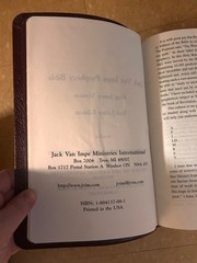 Jack Van Impe Prophecy Leather Bible New 2nd Edition King James Version Poster