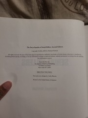 Facts On File; The Encyclopedia of Serial Killers by Michael Newton 2nd Ed.