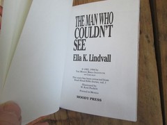 A Read-Aloud Story The Man Who Couldn’t See Ella K. Lindvall Book Hardcover Mini