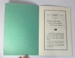 Man’s Best Friend The Story Of Shep FORT BENTON MONTANA Pamphlet 12 Pages Vtg