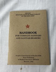 WWII Medic Manual For Sanitar bearers