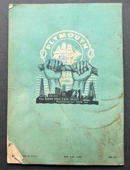 1946 PLYMOUTH DATA BOOK FOR ROPE USER’S USEFUL KNOTS AND HOW TO TIE THEM 31 pgs