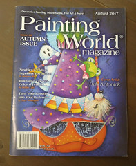 PAINTING WORLD MAGAZINE 2017 August ISSUE #09 Artists Designs Patterns NICE