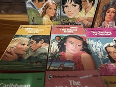 Lot of 14 Vintage Harlequin Romance Books 1970’s Red Page Edges Lot#44
