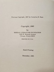The Two-Fold Purpose Of God by C.R. Stam (Berean Bible Society, 1985) HCDJ