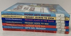 Lot of 7 Froggy books by Jonathan London & Frank Remkiewicz Hardcover EX-LIBRARY