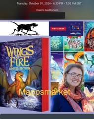 SIGNED The Dragonet Prophecy (Wings of Fire 1) Tui T. Sutherland LIMITED EDITION