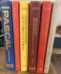 Lot Of 5 TAB Computer Books PASCALN BASIC GRAPHICS MICROPROCESSOR PROGRAMS