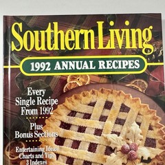 Southern Living 1992 Annual Recipes Cookbook -Every Recipe from 1992, 368 Pages