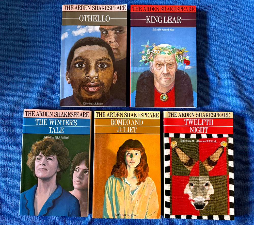 lot x 5 The Arden Shakespeare PB Play Books Romeo And Juliet, Othello, King Lear