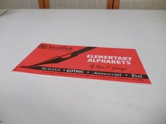 Speedball Elementary Alphabets by Ross F. George, Font Writing Book
