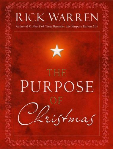 The Purpose of Christmas – 9781416559009, hardcover, Rick Warren, new