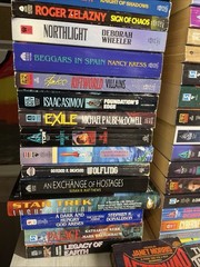 5 Pounds Assorted Science Fiction Paperback Books Mass Market Various Good