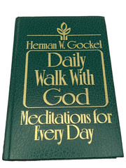 Daily Walk With God: Meditations For Every Day By Herman W. Gockel 1982 VG