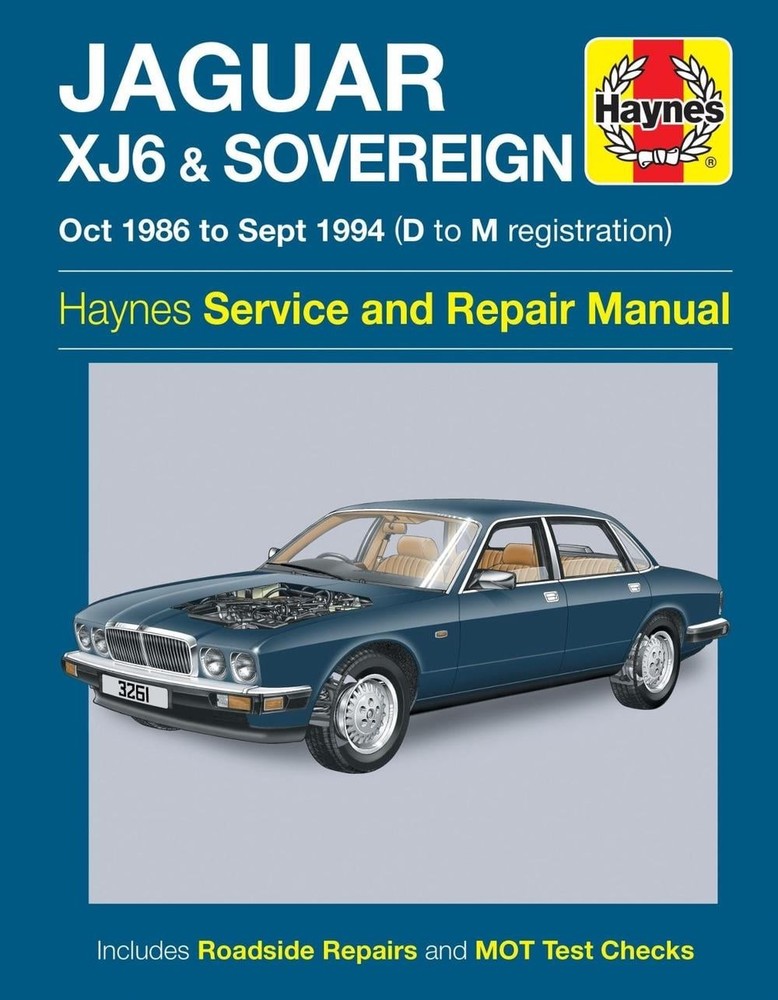 Jaguar XJ6 & Sovereign (Oct 86 – Sept 94) Haynes Repair Manual by Haynes Publish