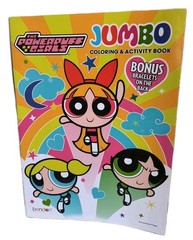 THE POWERPUFF GIRLS JUMBO COLORING AND ACTIVITY BOOK BY BENDON NEW! FREE SHIP!
