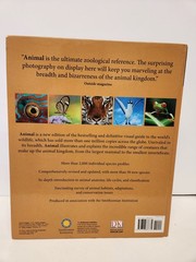 Smithsonian Animal The Definitive Visual Guide HC DK 2011 Illustrated Hardcover
