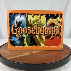 Goosebumps Retro Fear Limited Edition Collectible Tin Book Set Orange VGC Books
