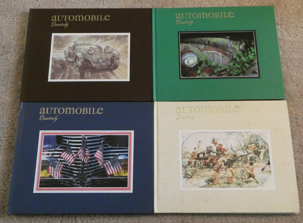 Automotive Quarterly Hardcover Book Lot Volume 22 # 1 2 3 4 1984 Debossed Cover