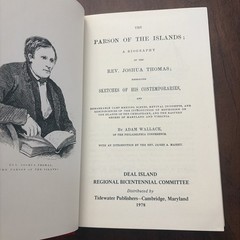 Parson of the Island by Wallace, Adam Book Rev. Joshua Thomas 1978