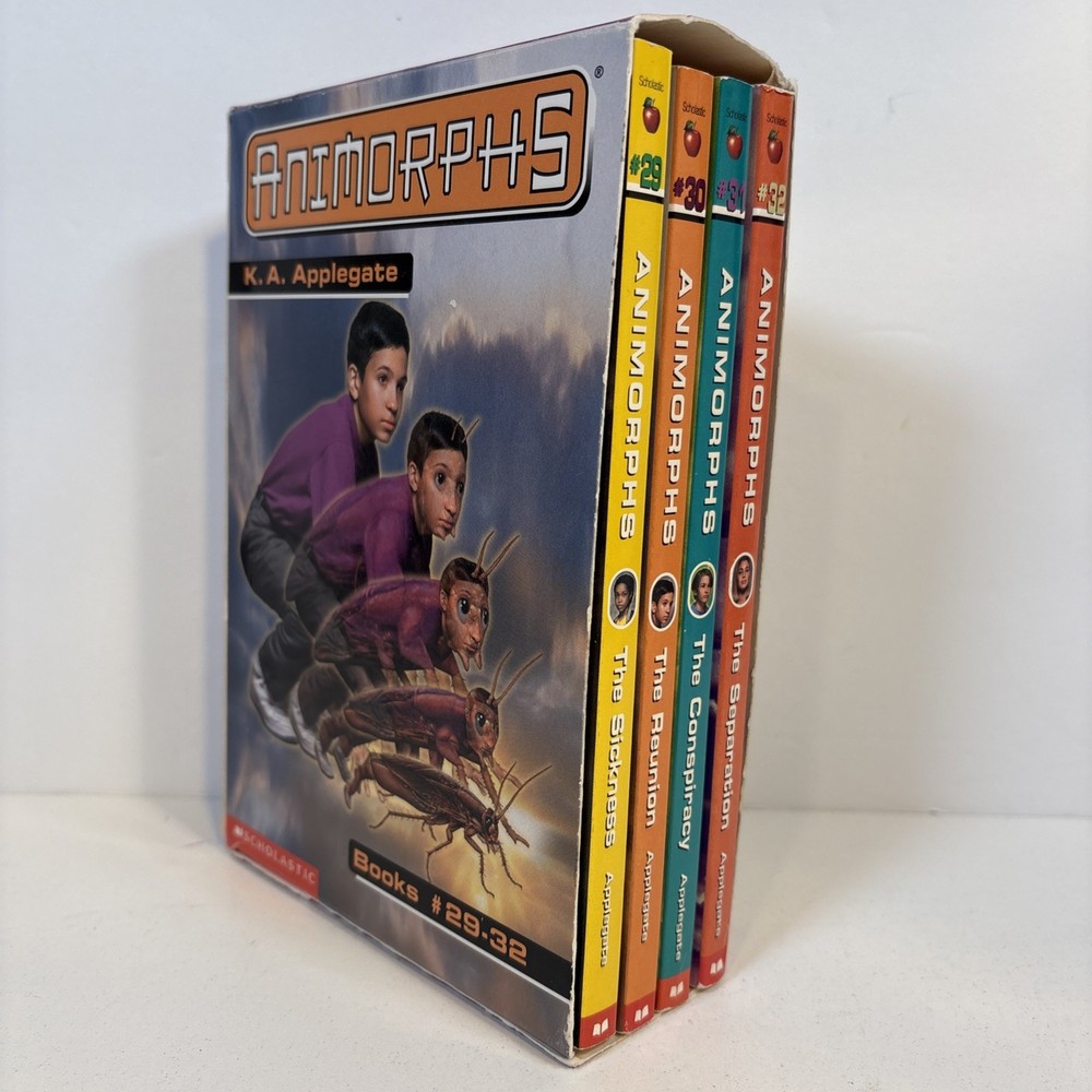 Animorphs Series Books 29-32 Box Set K A Applegate Paperback Scholastic 1990s