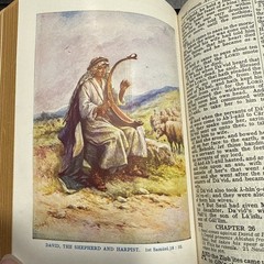 1949 Self Pronouncing National Bible Press AKJV Color Plates EVC