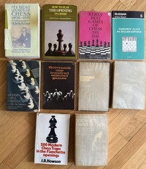10 Chess Books: for Authors, Titles,, and Condition please see Description.