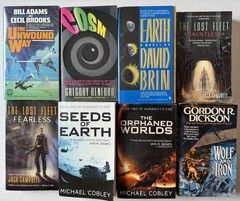 24 bk lot Science Fiction/Fantasy Novels 1990s-2000s Benford Dickson McCaffrey B