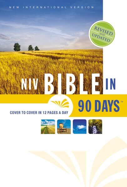 The Bible in 90 Days: New International Version, Cover to Cover in 12 Pages …