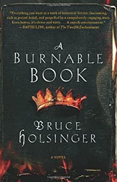 A Burnable Book : A Novel Hardcover Bruce Holsinger