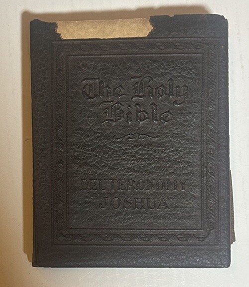 The Holy Bible Deutoronomy Joshua Little Leather Library (Dried Out)