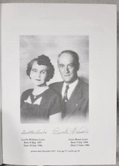 History Of Curtis Reese Lewis and Lucille Williams Lewis Genealogy, Coombs 1998