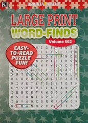 5 New Large Print Word-Finds Puzzle Books Kappa Games Vol #451-502~ Search,Hunt