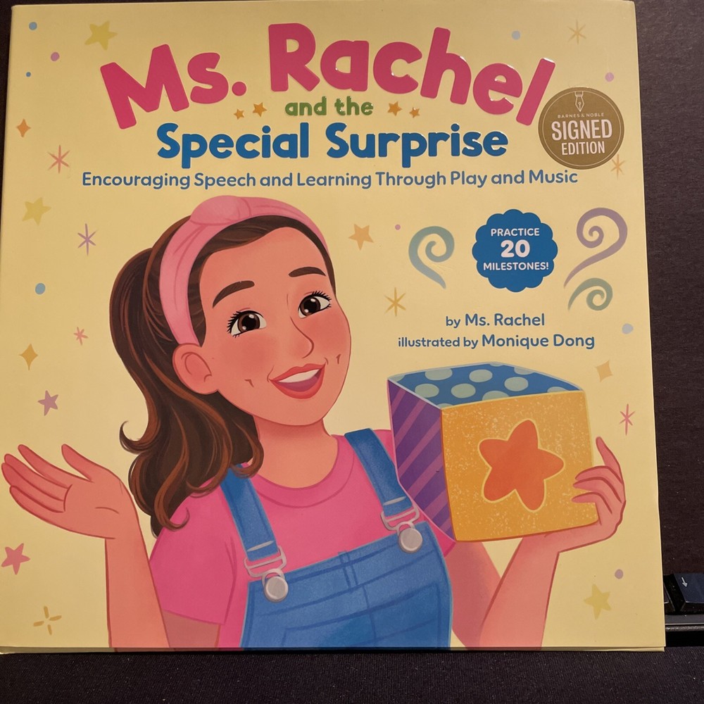 MS RACHEL: And the Special Surprise; Encouraging Speech & Learning SIGNED AUTO
