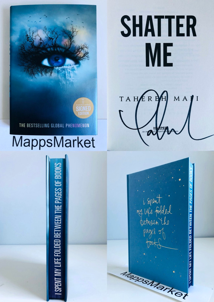SIGNED Shatter Me Tahereh Mafi COLLECTOR’S DELUXE LIMITED EDITION HC ~ Stenciled
