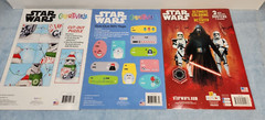 Lot of 3 Star Wars Colortivity Coloring & Activity Book Bendon & Dreamtivity New