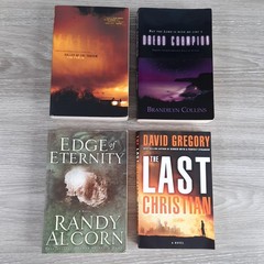 Christian Fiction Lot of 10 Trade Paperbacks Ted Dekker Wm. Paul Young Davis