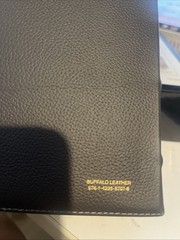 ESV Study Bible, Large Print (Buffalo Leather, Deep Brown) by Esv Bibles: New
