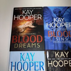 4 Kay HooperHC/DJ Book Lot Suspense Crime Romance Hardcover Haven, Blood Dreams